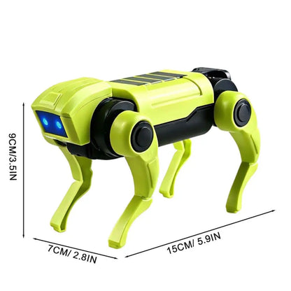 Cartoon DIY Assembly Dog Rc Robot Walking Mechanical Toy Science Teaching Assembling Model Electric Toys Kids Gifts