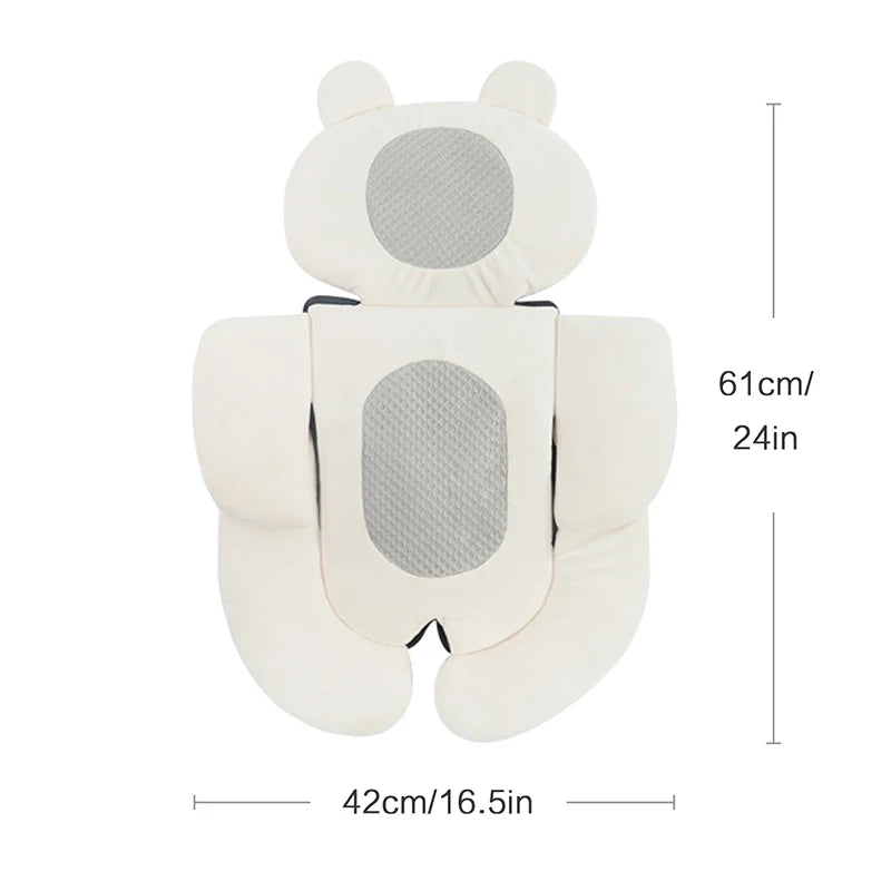 Baby Stroller Seat Cushion Double-sided Safety Seat Pad Thick Warm Universal Child Cart Hand Basket Mat Stroller Accessories