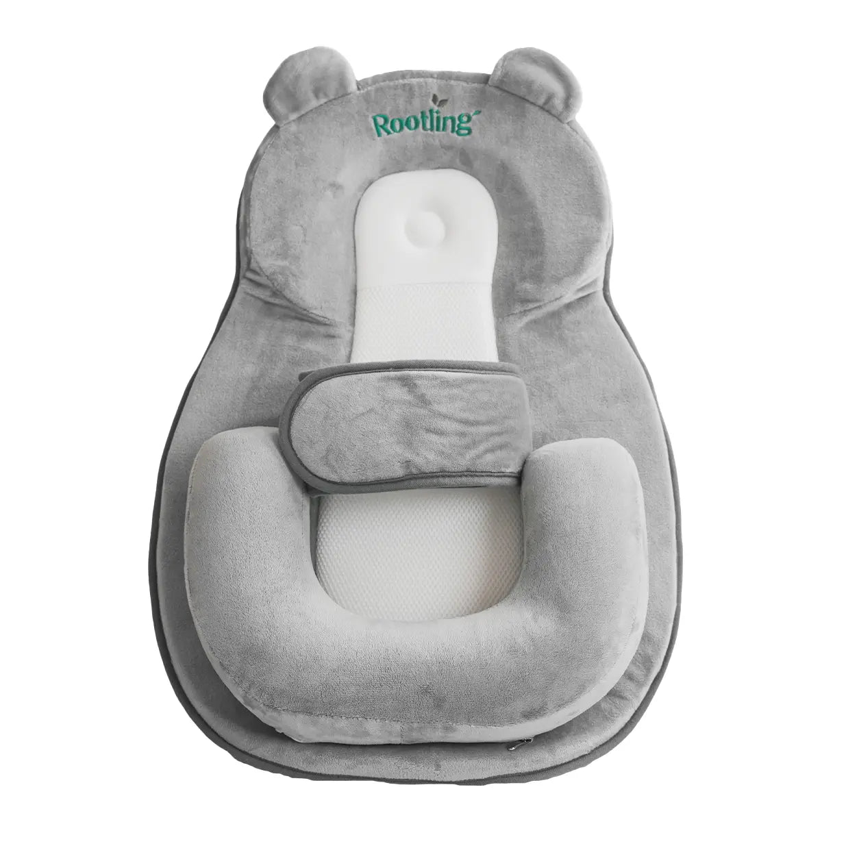 Experience Ultimate Comfort with the Rootling 2-In-1 Baby Nursing Pillow - Adjustable Wedge and Footrest for Effortless Feeding Support!